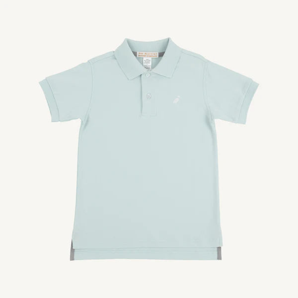 Prim and Proper Polo SS-Old Greenwich Green with Worth Avenue White Stork