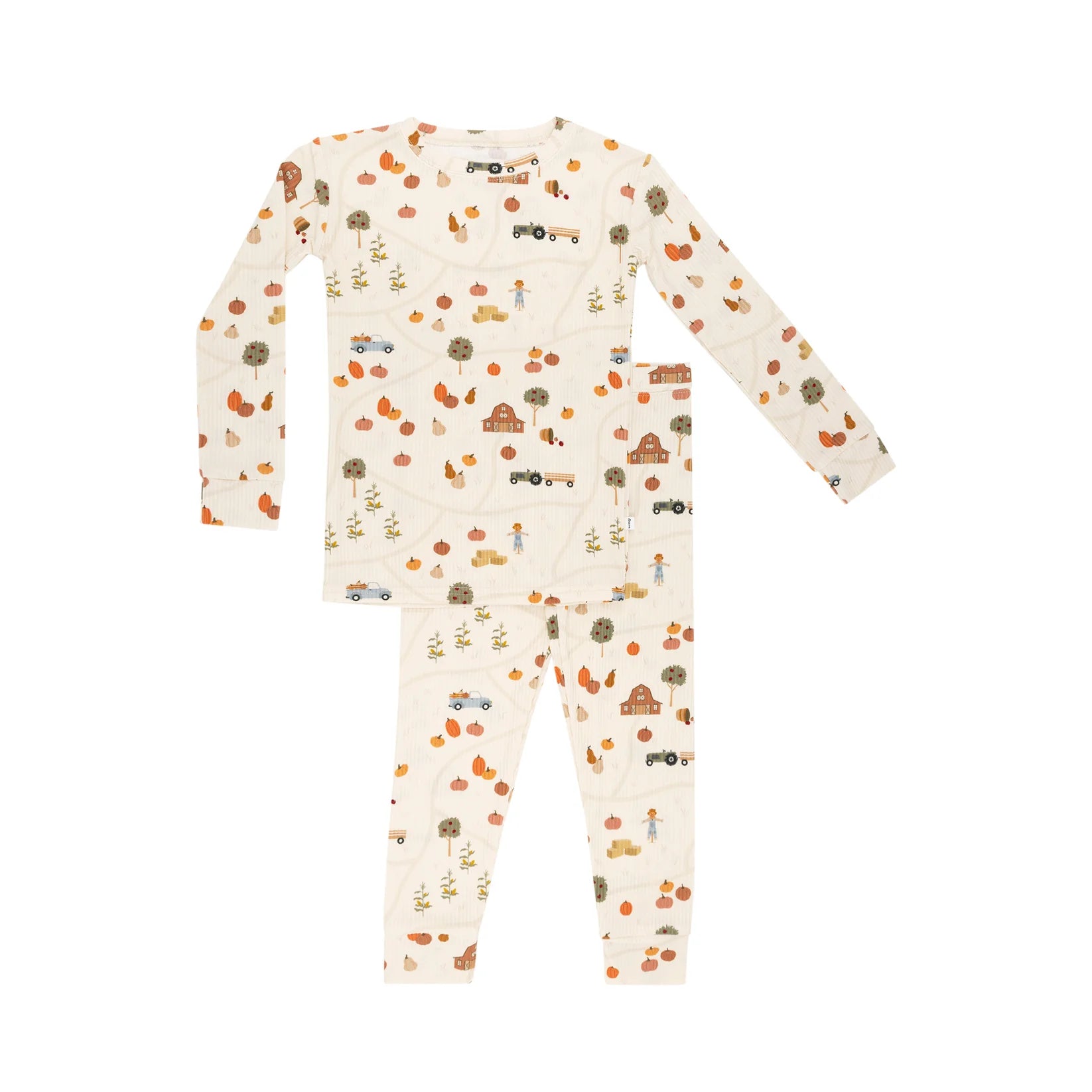 Pumpkin Patch Small Ribbed Two-Piece Set