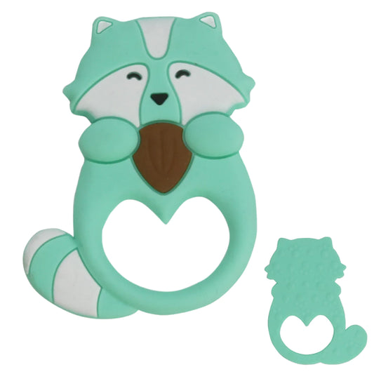 Baby Raccoon Silicone Teething Toy
