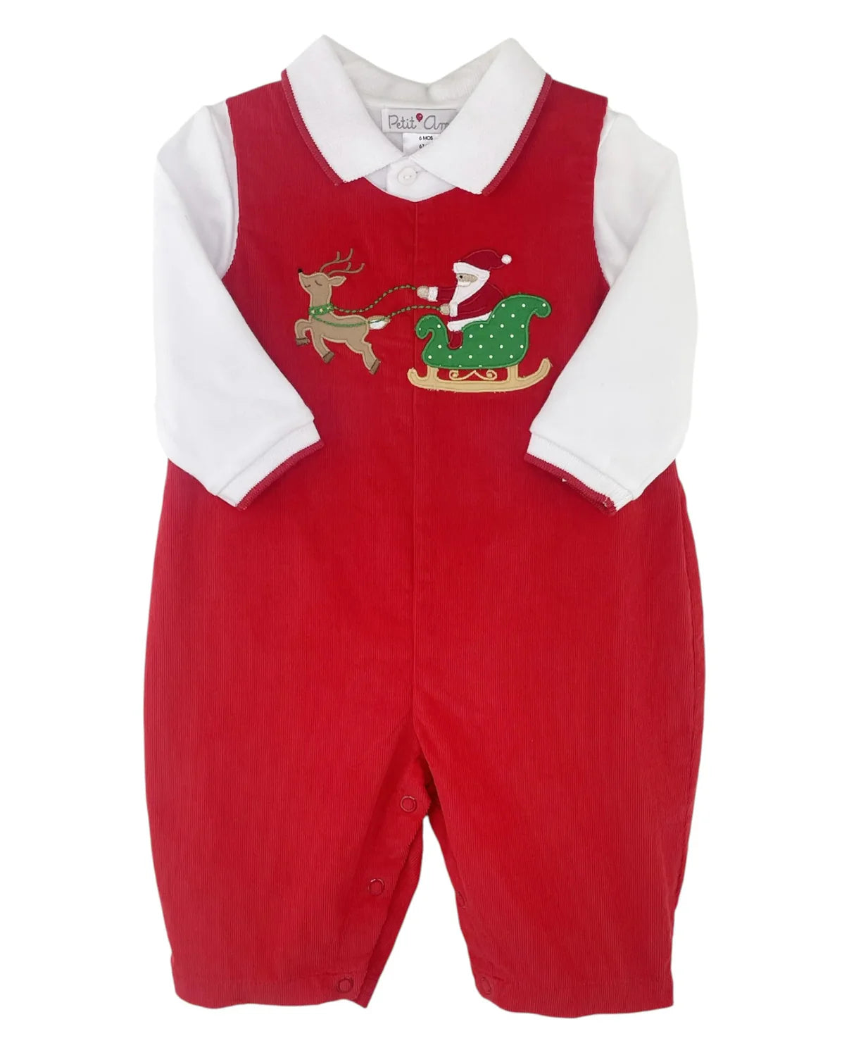 Santa Sleigh Appliqué Longall