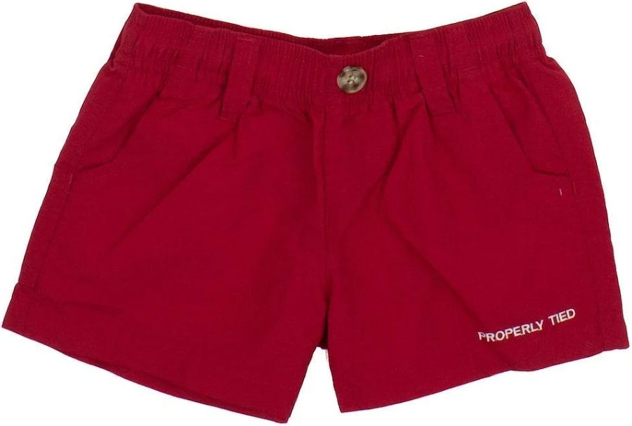 Boys Mallard Short Crimson