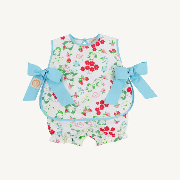 Talbott Tie Side-Berry Sweet with Belhaven Blue