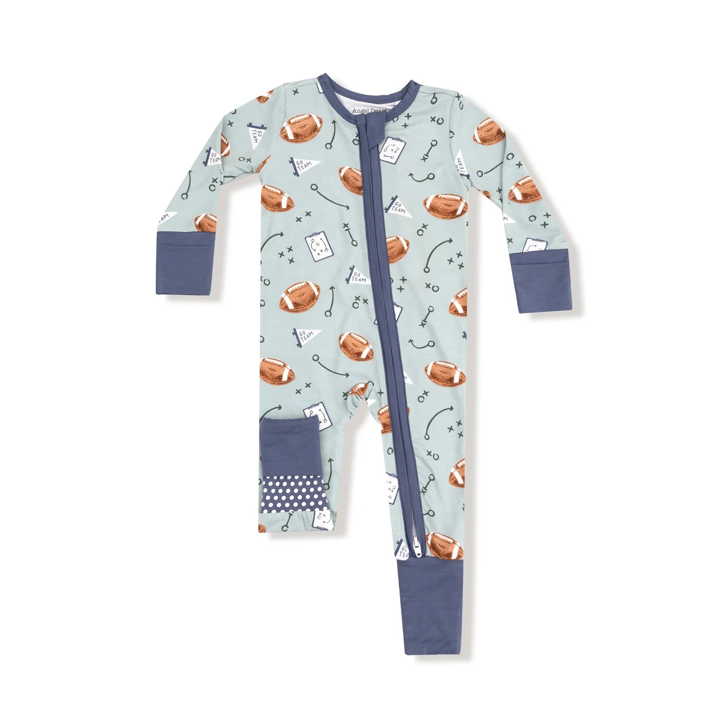 Touchdown Time - Grey Mist Convertible Romper