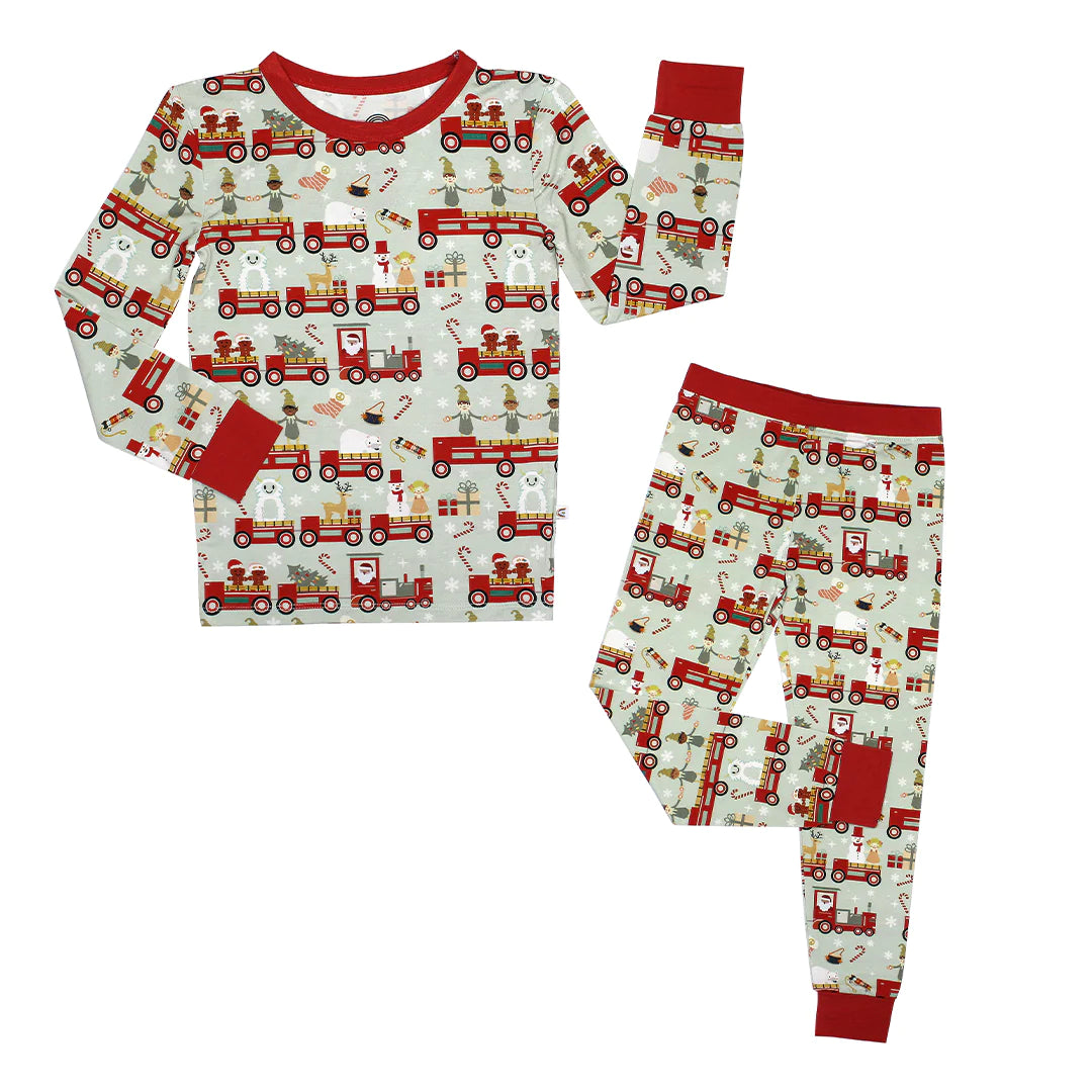 Christmas Train Two-Piece Pajama