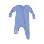Solid Country Blue - 2 Way Zipper Footie