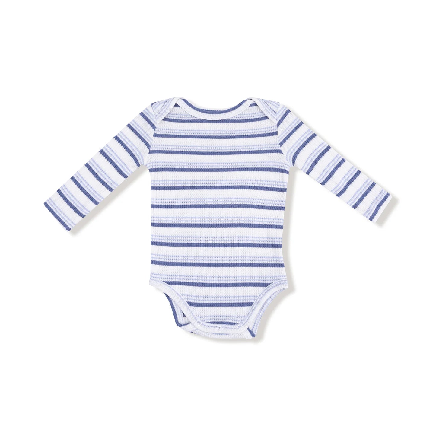 Vintage Stripe - Blue Lap Shoulder Bodysuit