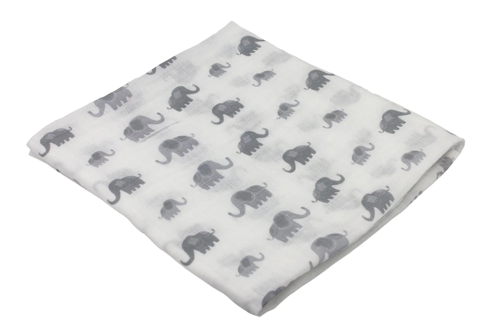 LollyBanks-Elephant Muslin Swaddle