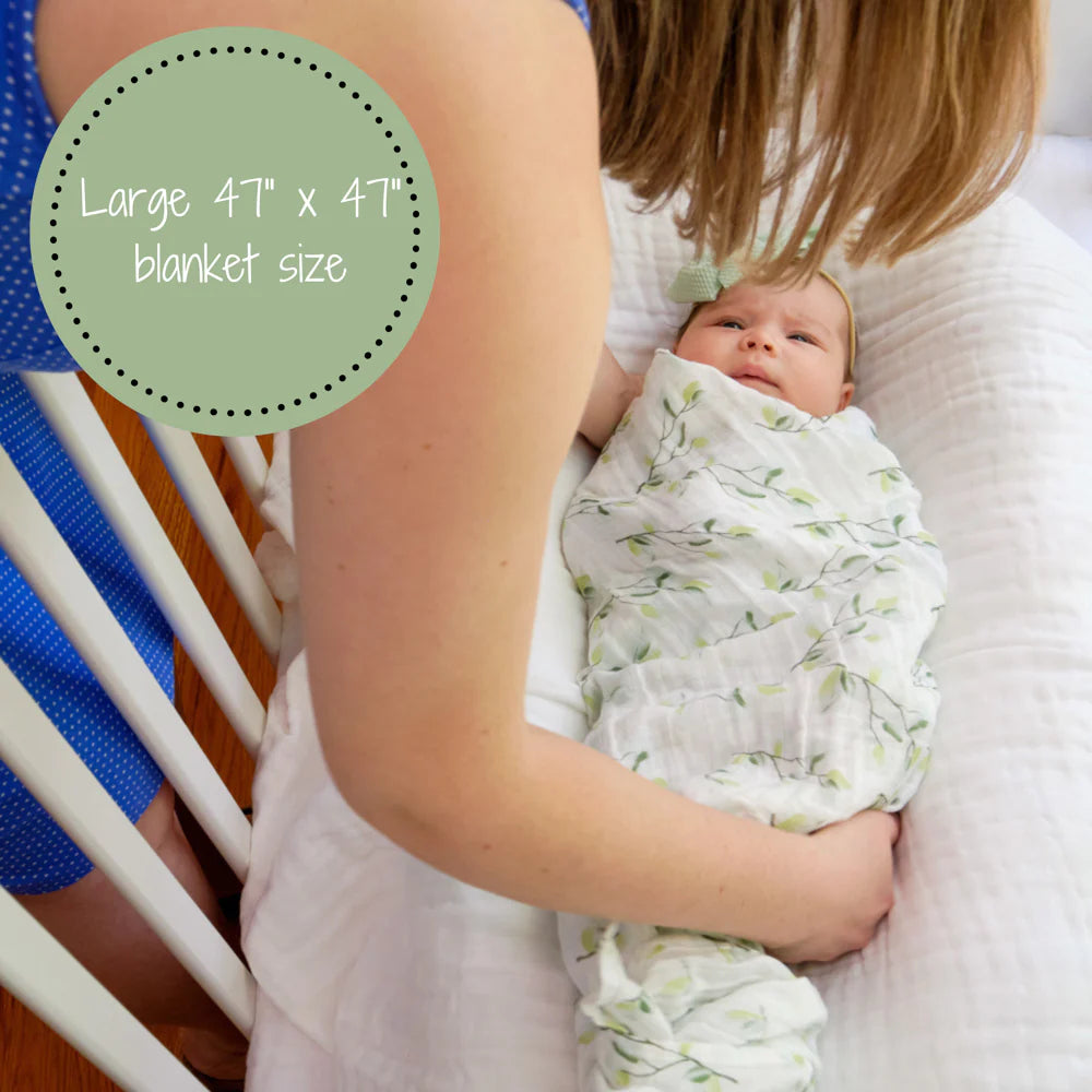 LollyBanks-Eucalyptus Muslin Swaddle