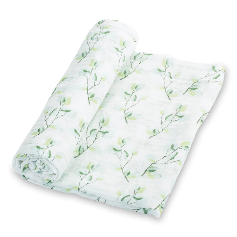 LollyBanks-Eucalyptus Muslin Swaddle