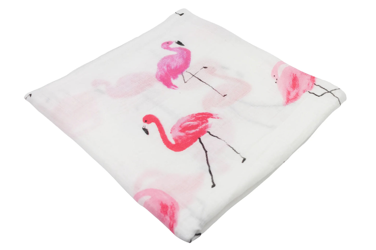 LollyBanks-Flamingo Muslin Swaddle