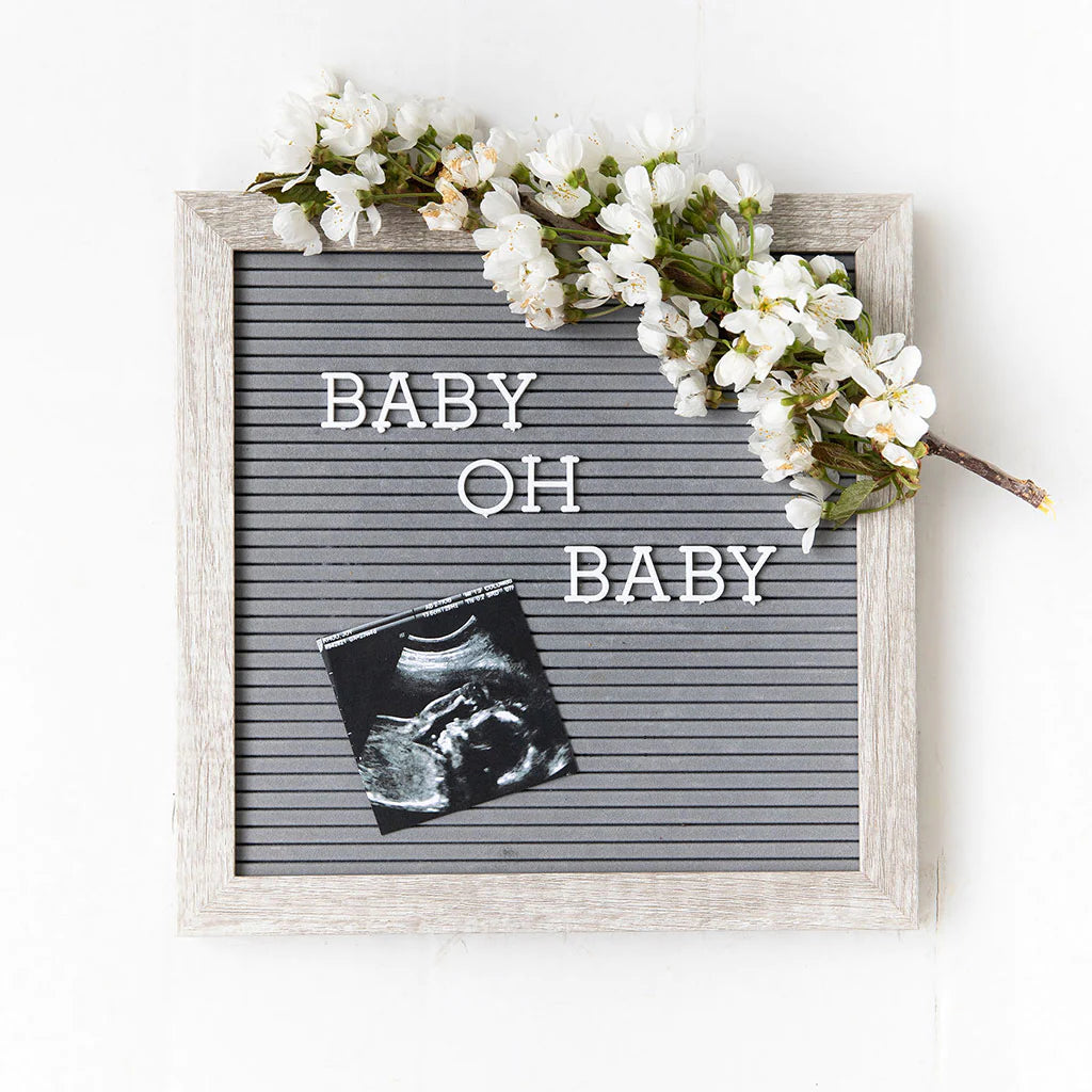 Gray Letterboard Set