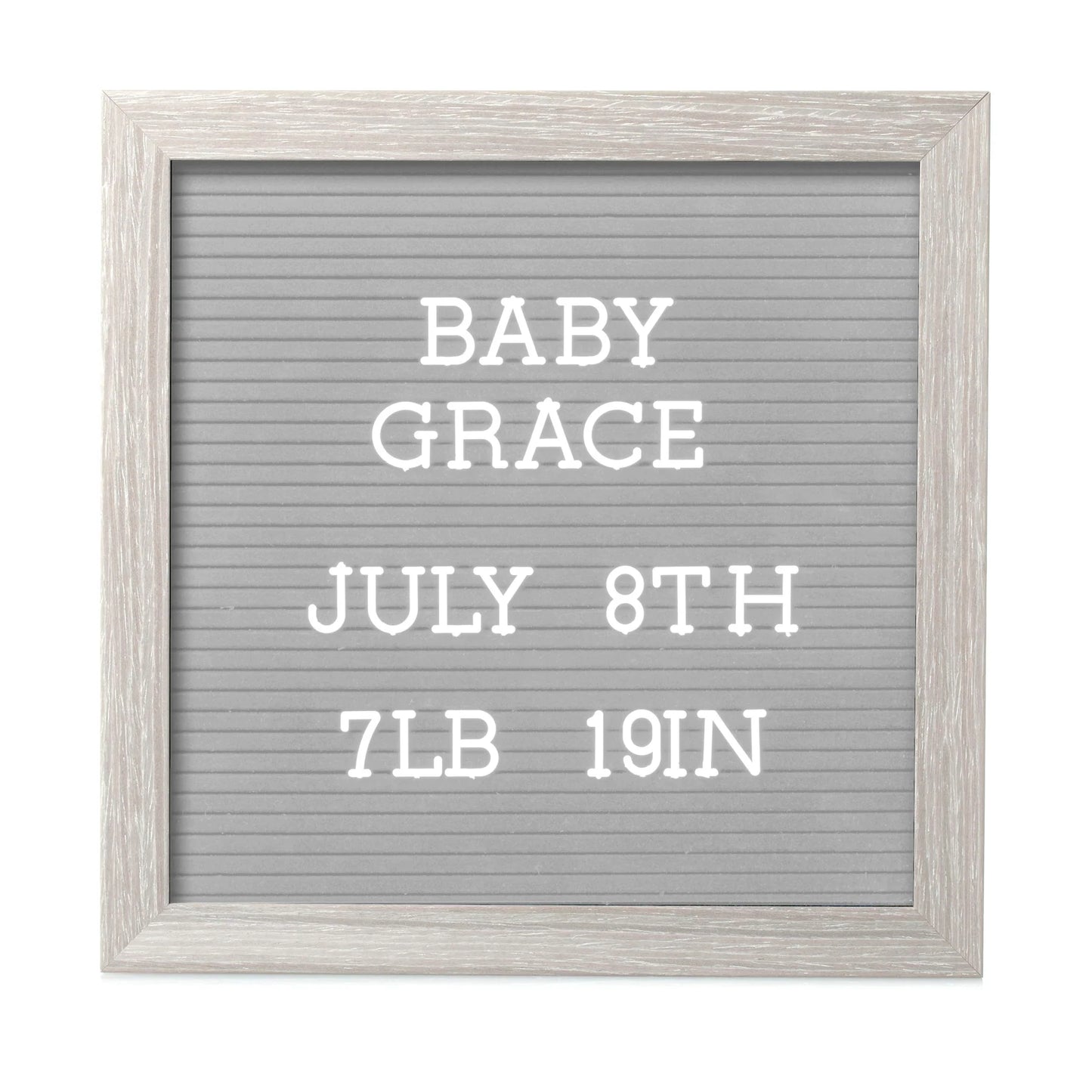 Gray Letterboard Set