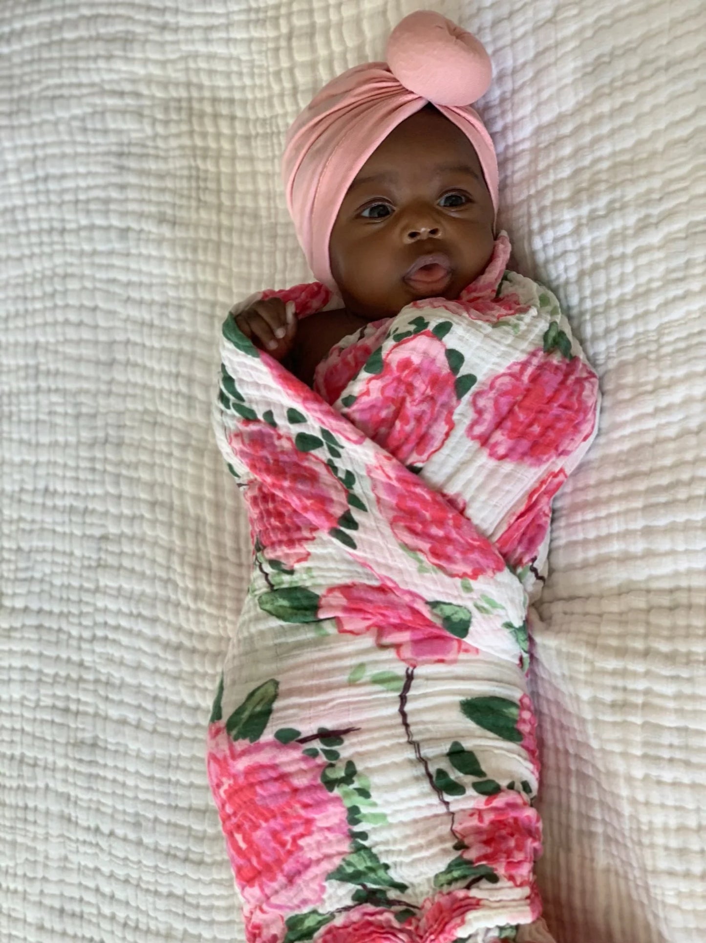 LollyBanks-Full Bloom Muslin Swaddle