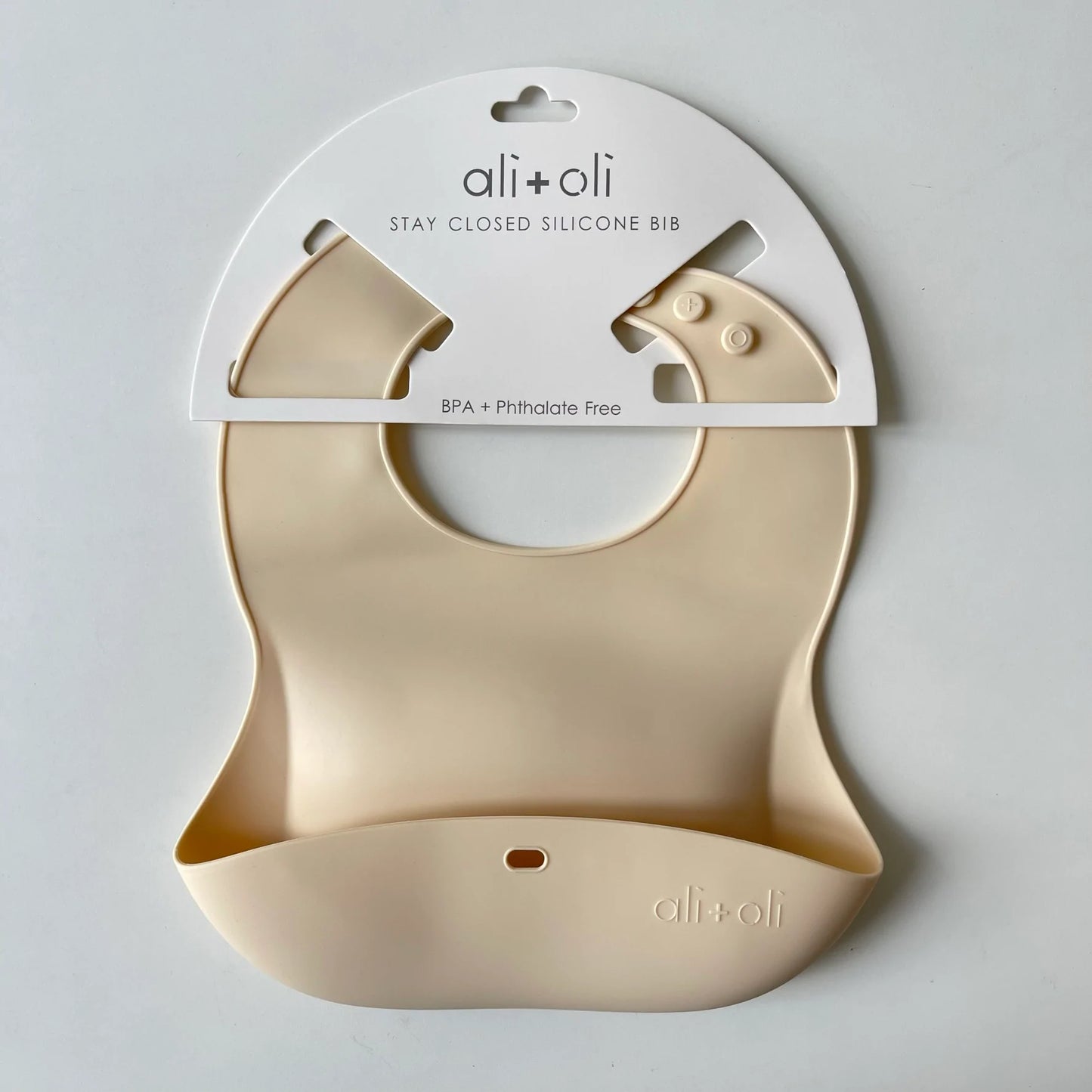 Ali + Oli Silicone Bib (Sand)