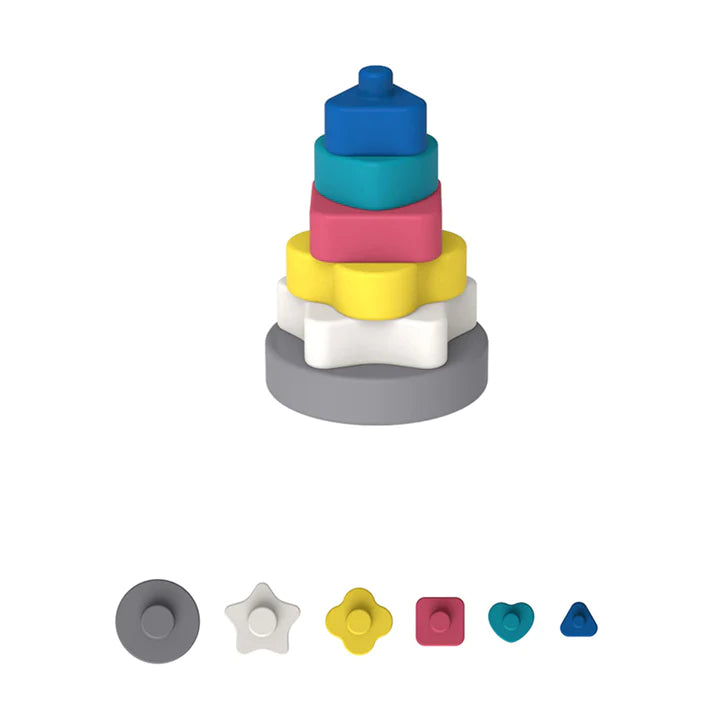 Silicone Geometric Shape Tower