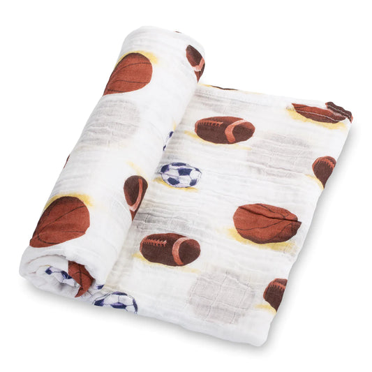 LollyBanks-Sports Muslin Swaddle